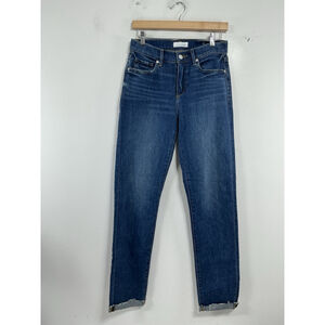 Womans Loft The Super Soft Girlfriend Blue Jeans 26/2T 0197/B-5